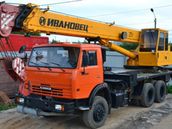 Автокран Ивановец